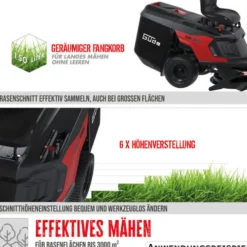 Güde® Aufsitzrasenmäher GAR 651, bis 3000 m² Fläche