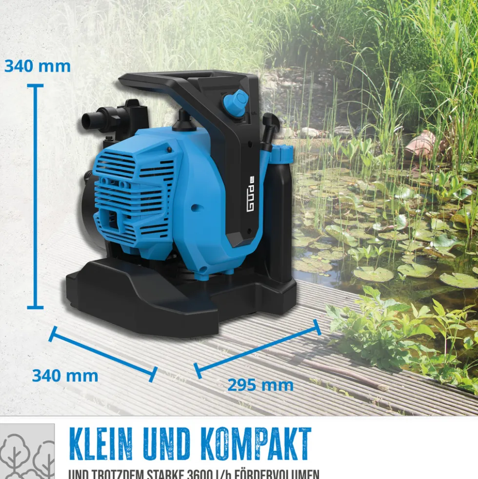 Güde® Benzin Motorpumpe GMP 7.21 mit 1,45 kW Leistung