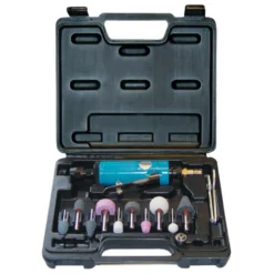 Güde® Druckluft-Geradschleifer Set 15-teilig mit Transportkoffer