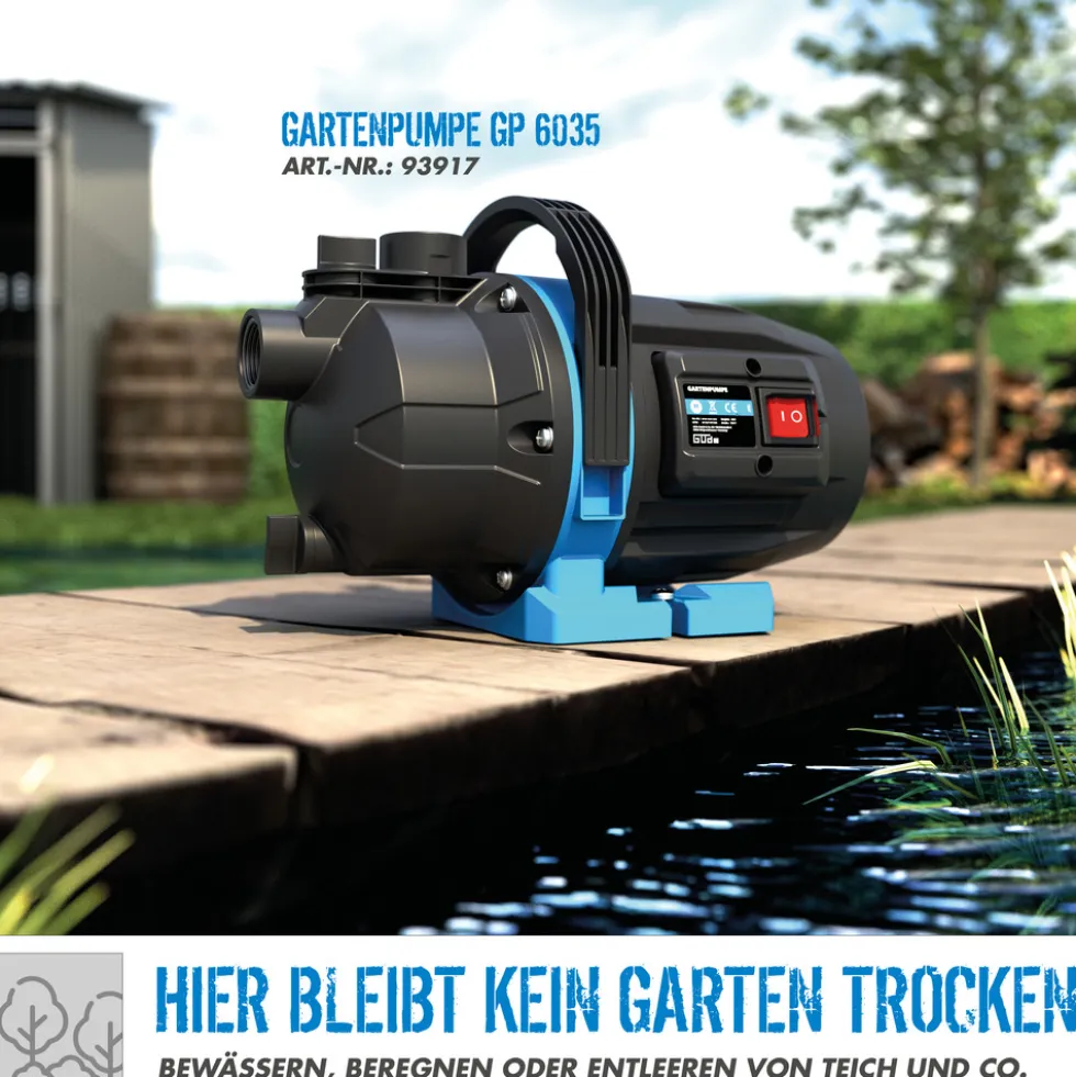 Güde® Gartenpumpe GP 6035 mit 600 W