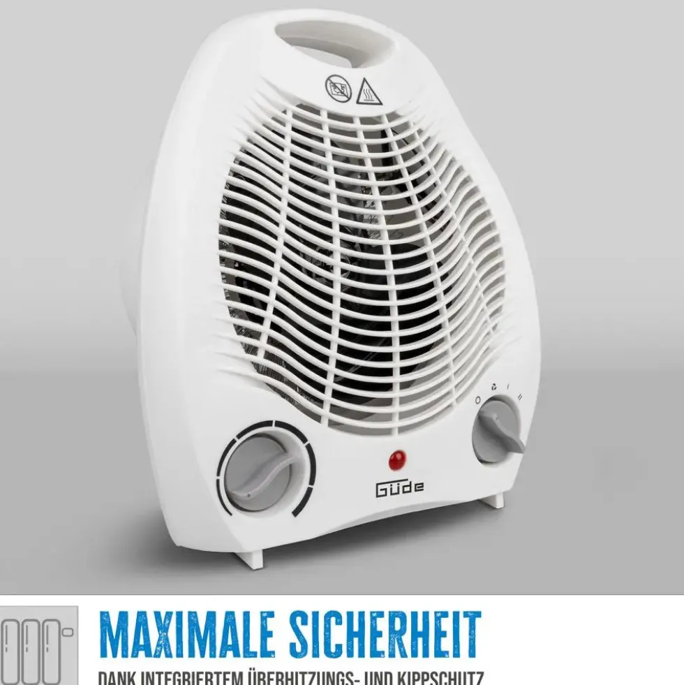 Güde® Heizlüfter GH2000 2000 Watt 2 Heizstufen und einer Kühlstufe