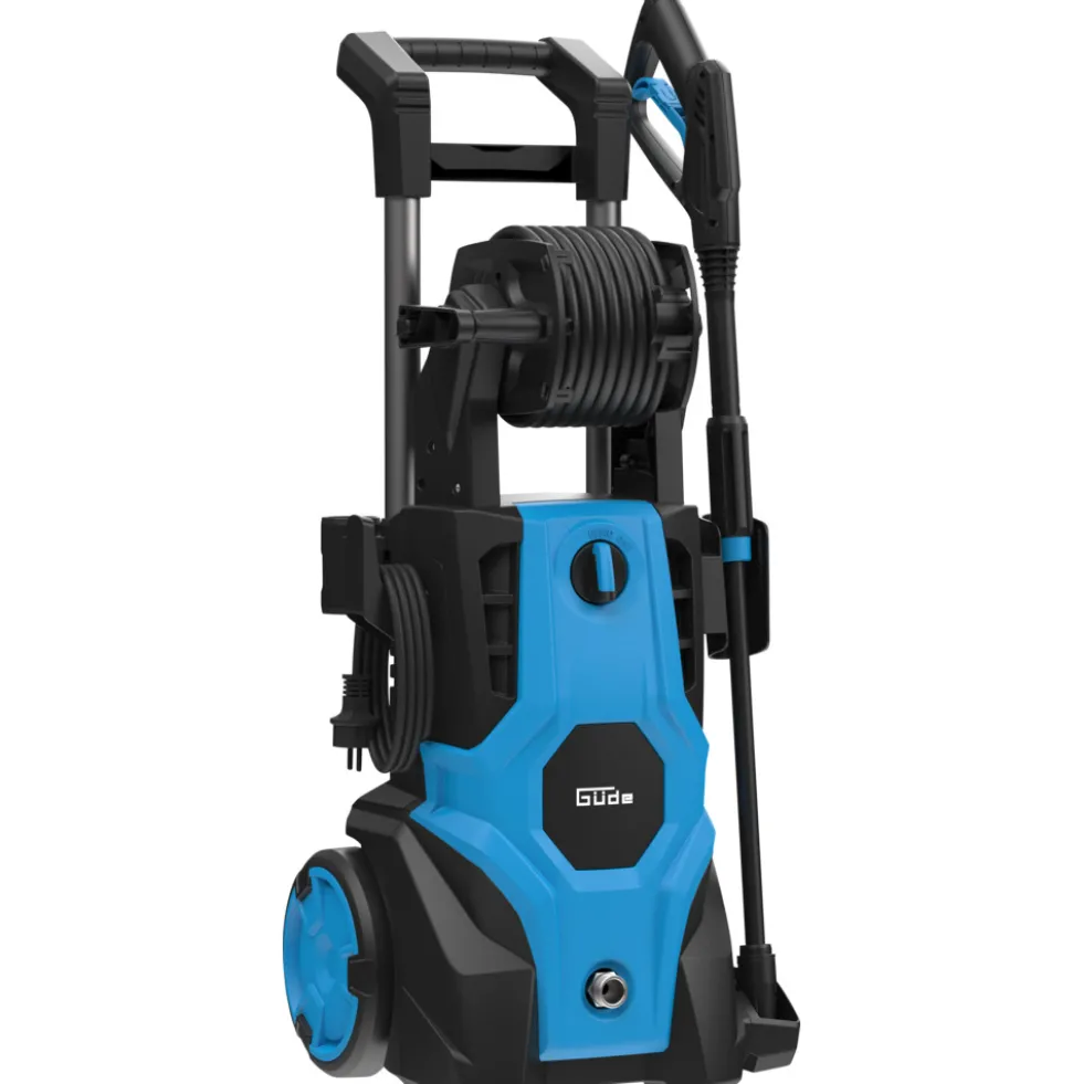 Güde® Hochdruckreiniger GHD 2100-165 165 bar mit Schlauchtrommel und Zubehör