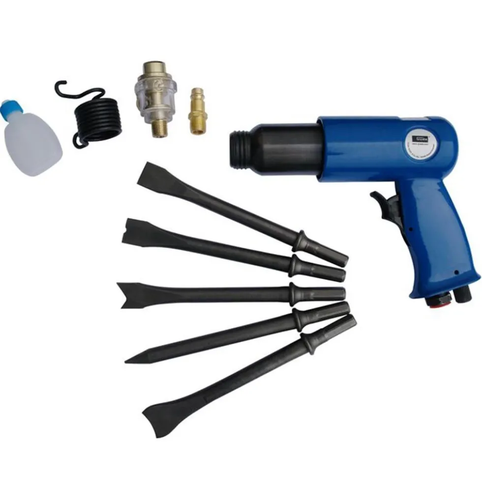 Güde® Meisselhammer Set 9-tlg. Druckluft