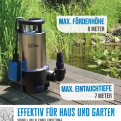 Güde® Schmutzwassertauchpumpe GS 1103 PI
