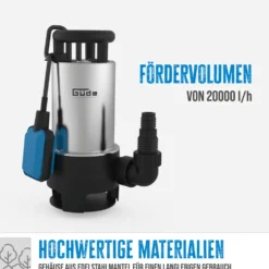 Güde® Schmutzwassertauchpumpe GS 1103 PI