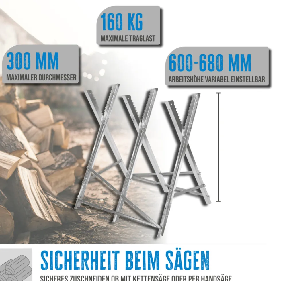 Güde® Sägebock GSB 600-680 3-teilig