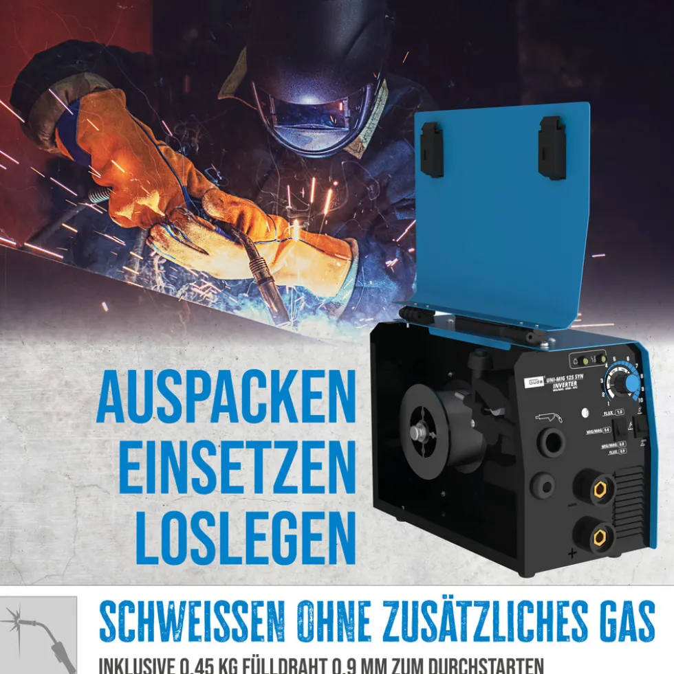 Güde® Universalschweißgerät Uni-Mig 125 SYN