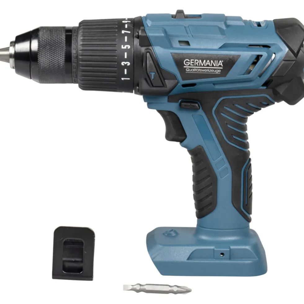 GERMANIA® Akku-Schlagbohrmaschine 20 V Li-Ion
