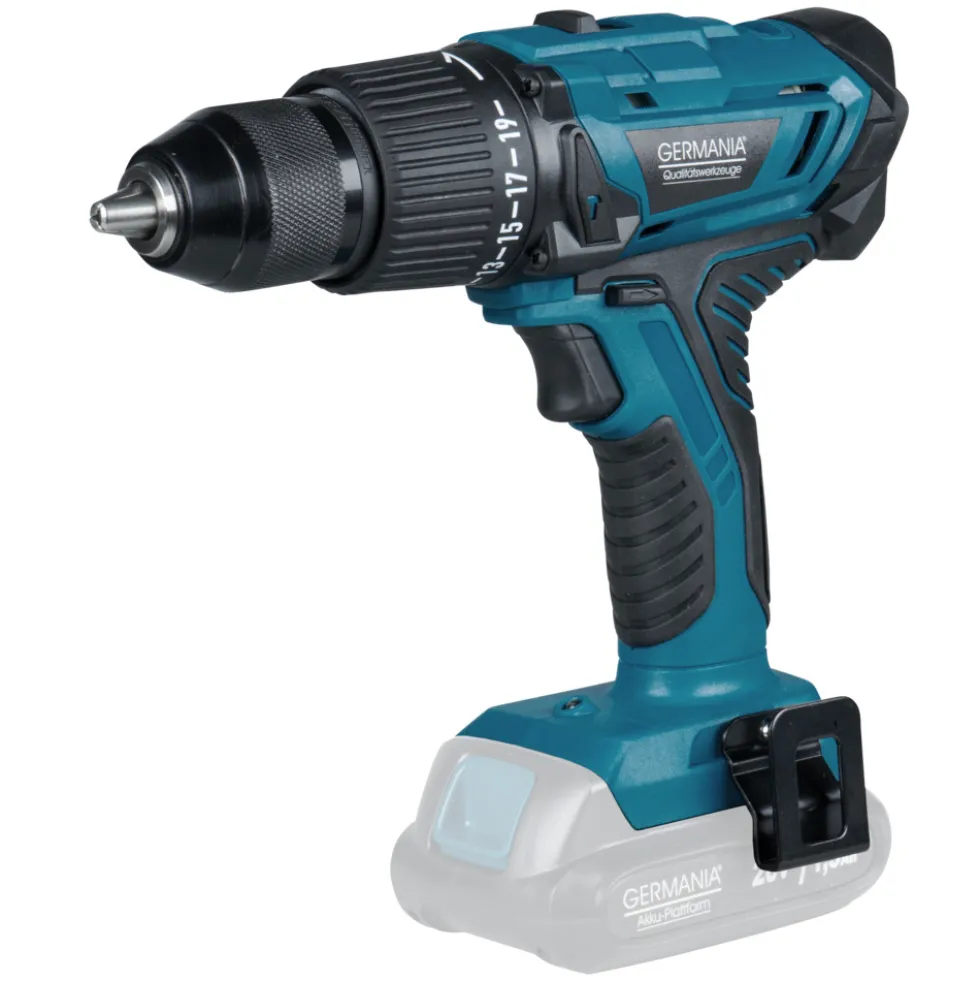 GERMANIA® Akku-Schlagbohrmaschine 20 V Li-Ion