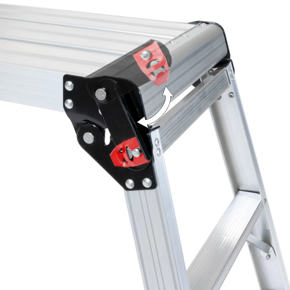 GERMANIA® Arbeitsplattform 76 x 30 cm klappbar aus Aluminium