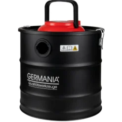 GERMANIA® Aschesauger 20 Liter aus Stahl 1200 W