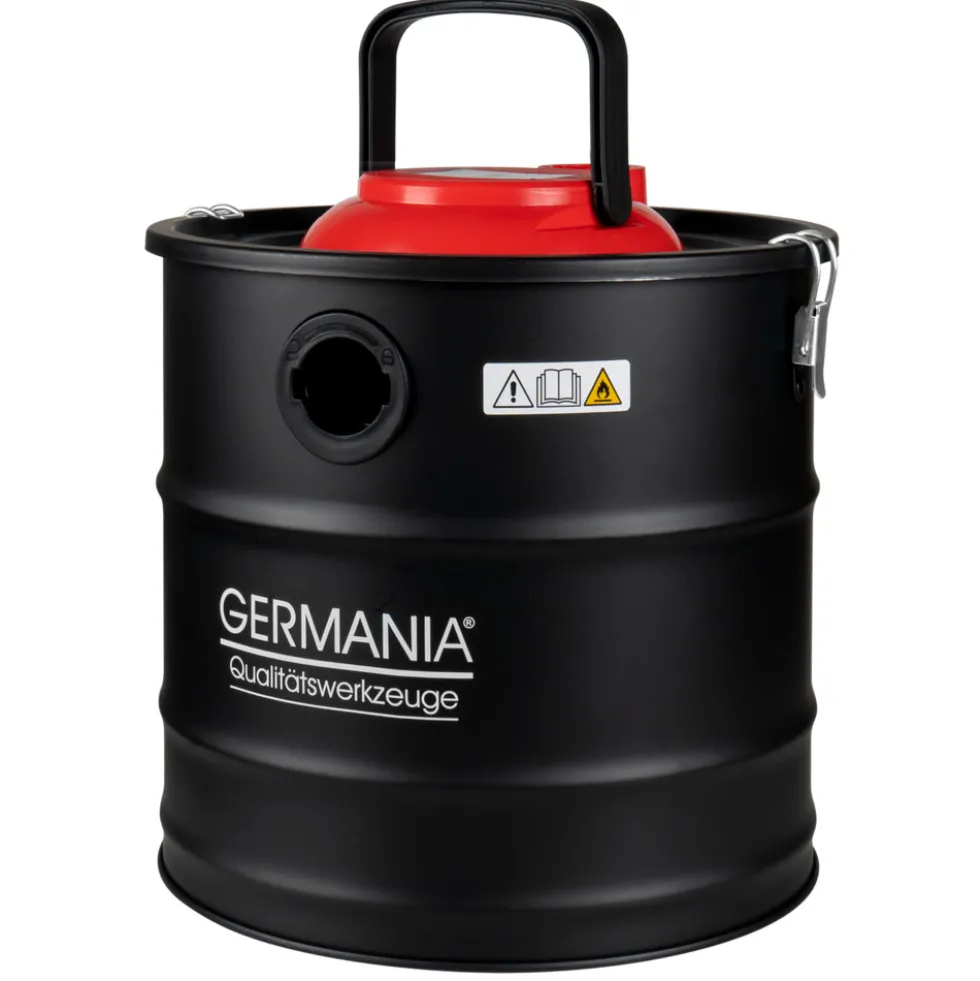 GERMANIA® Aschesauger 20 Liter aus Stahl 1200 W