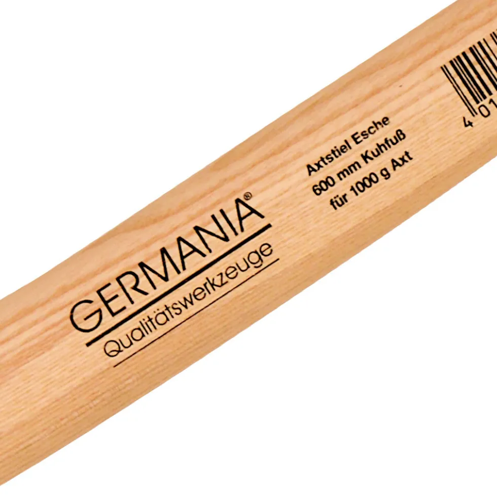 GERMANIA® Axtstiel 60cm Kuhfußform