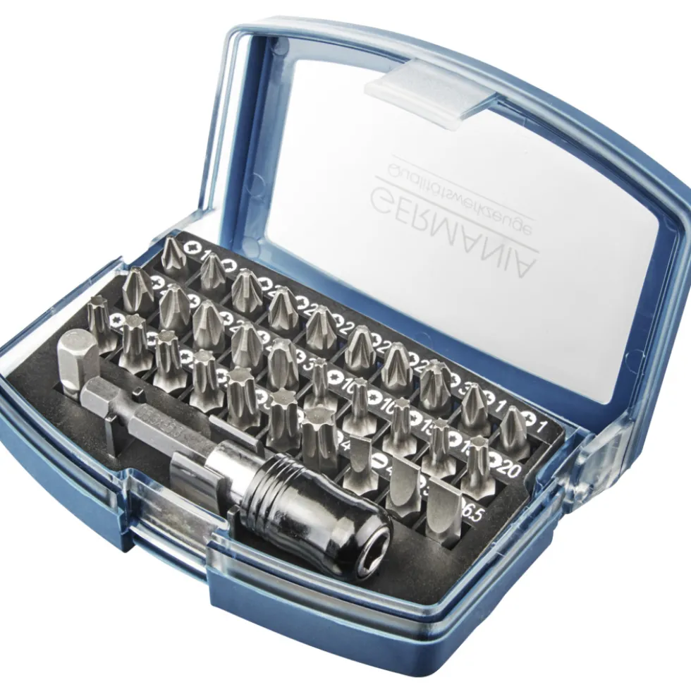 GERMANIA® Bit-Satz 32-teilig inkl. Aufbewahrungsbox