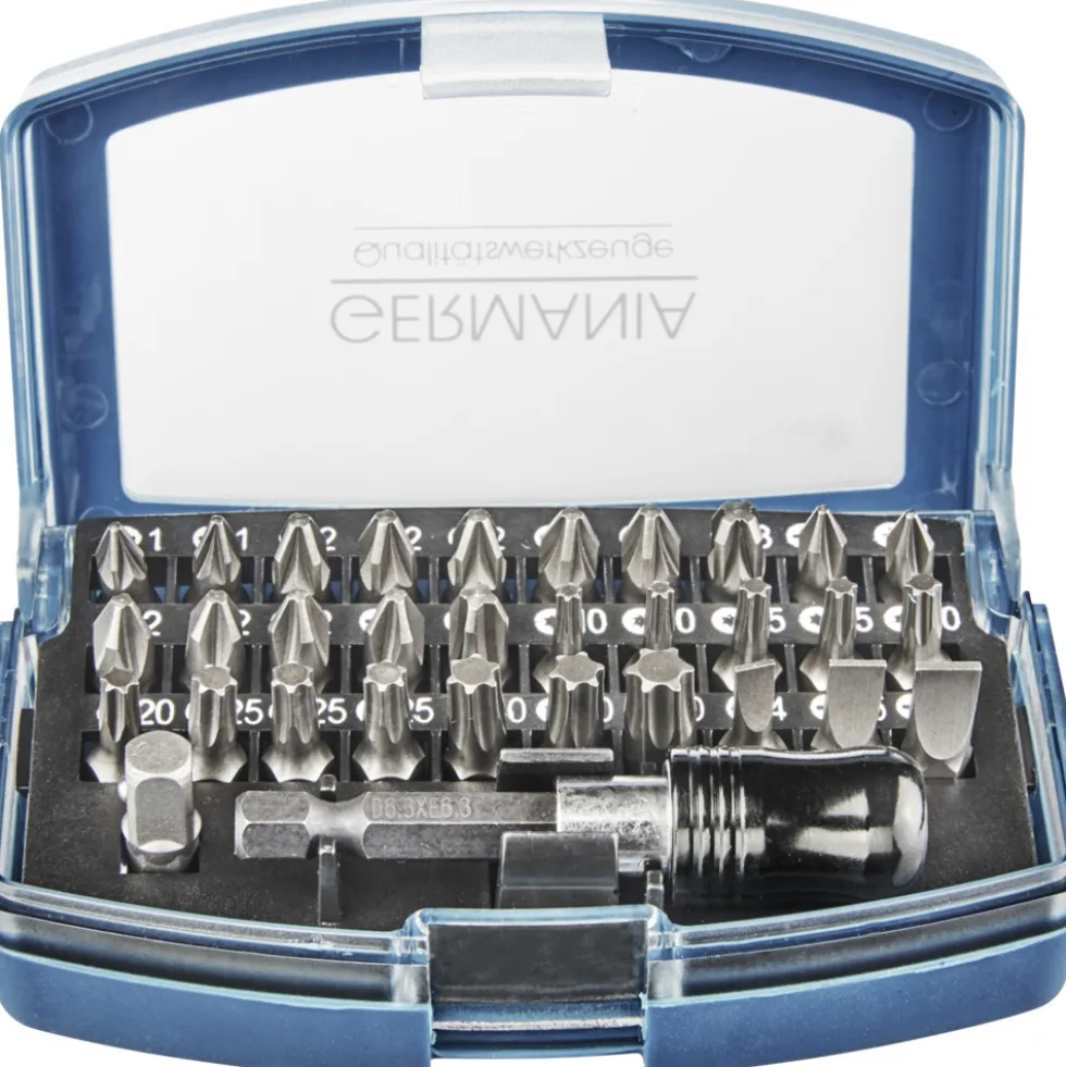 GERMANIA® Bit-Satz 32-teilig inkl. Aufbewahrungsbox