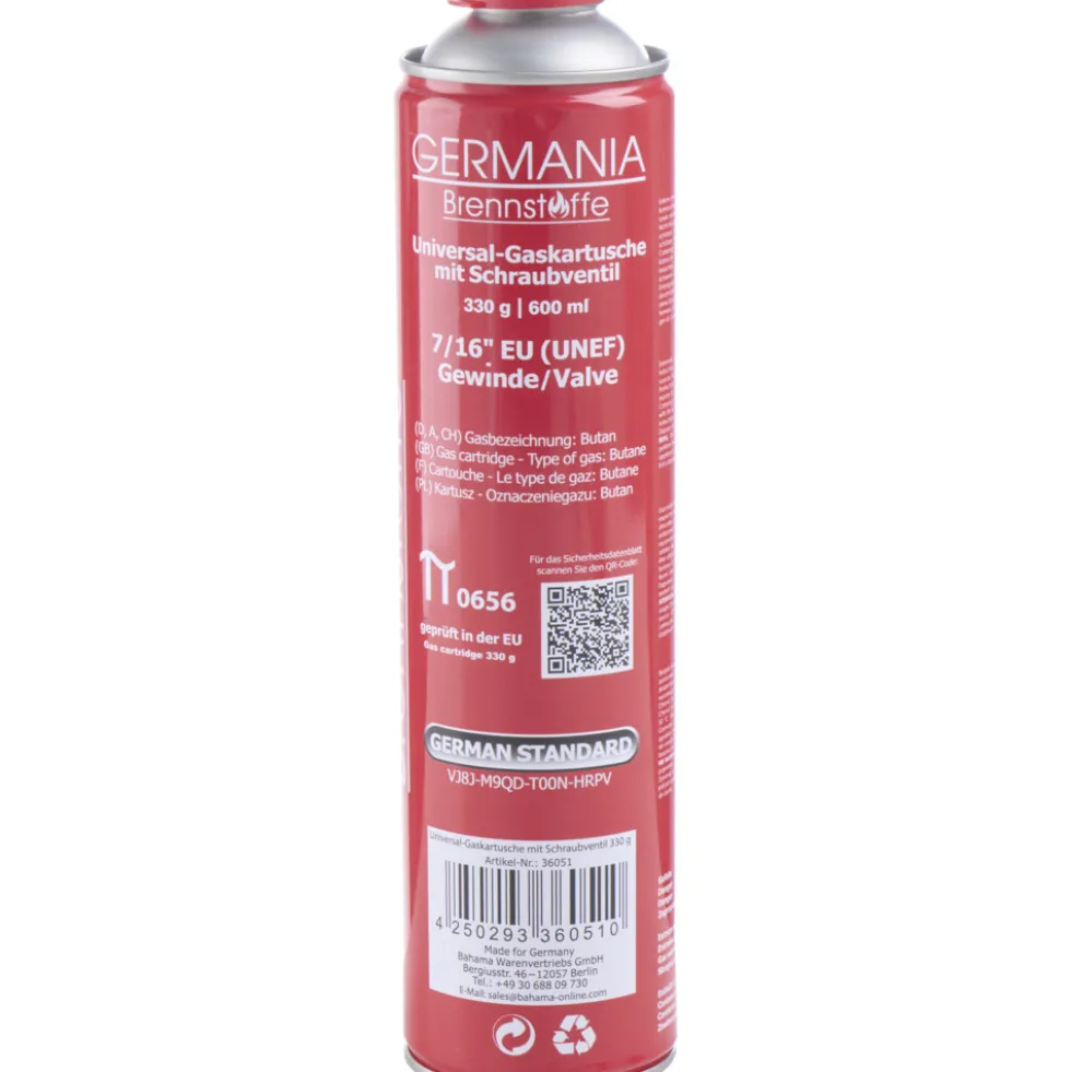 GERMANIA® Butan-Gaskartusche 330 g