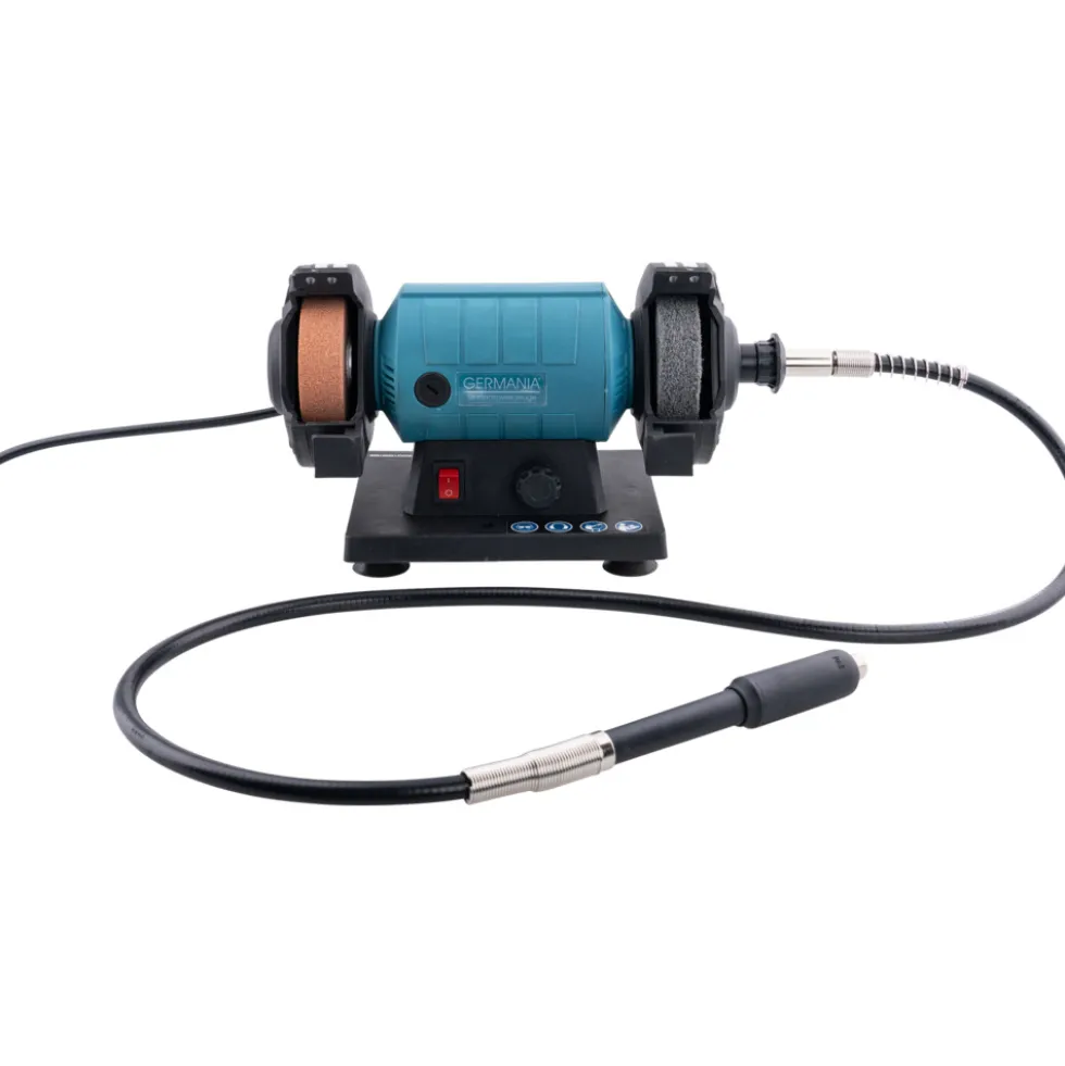 GERMANIA® Doppelschleifer 120 W inklusive 103-teiliges Zubehörset