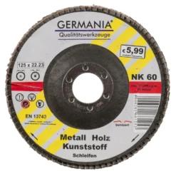 GERMANIA® Fächerscheibe 125x22,23 NK60 bombiert