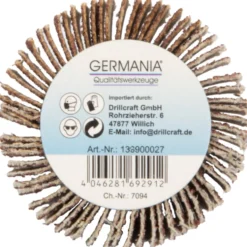 GERMANIA® Fächerschleifer Ø 50 x 20 mm K80