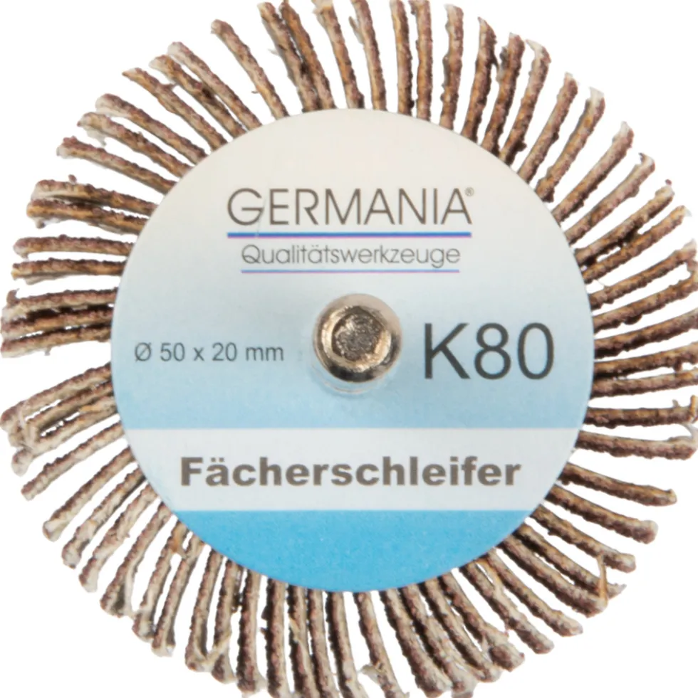 GERMANIA® Fächerschleifer Ø 50 x 20 mm K80