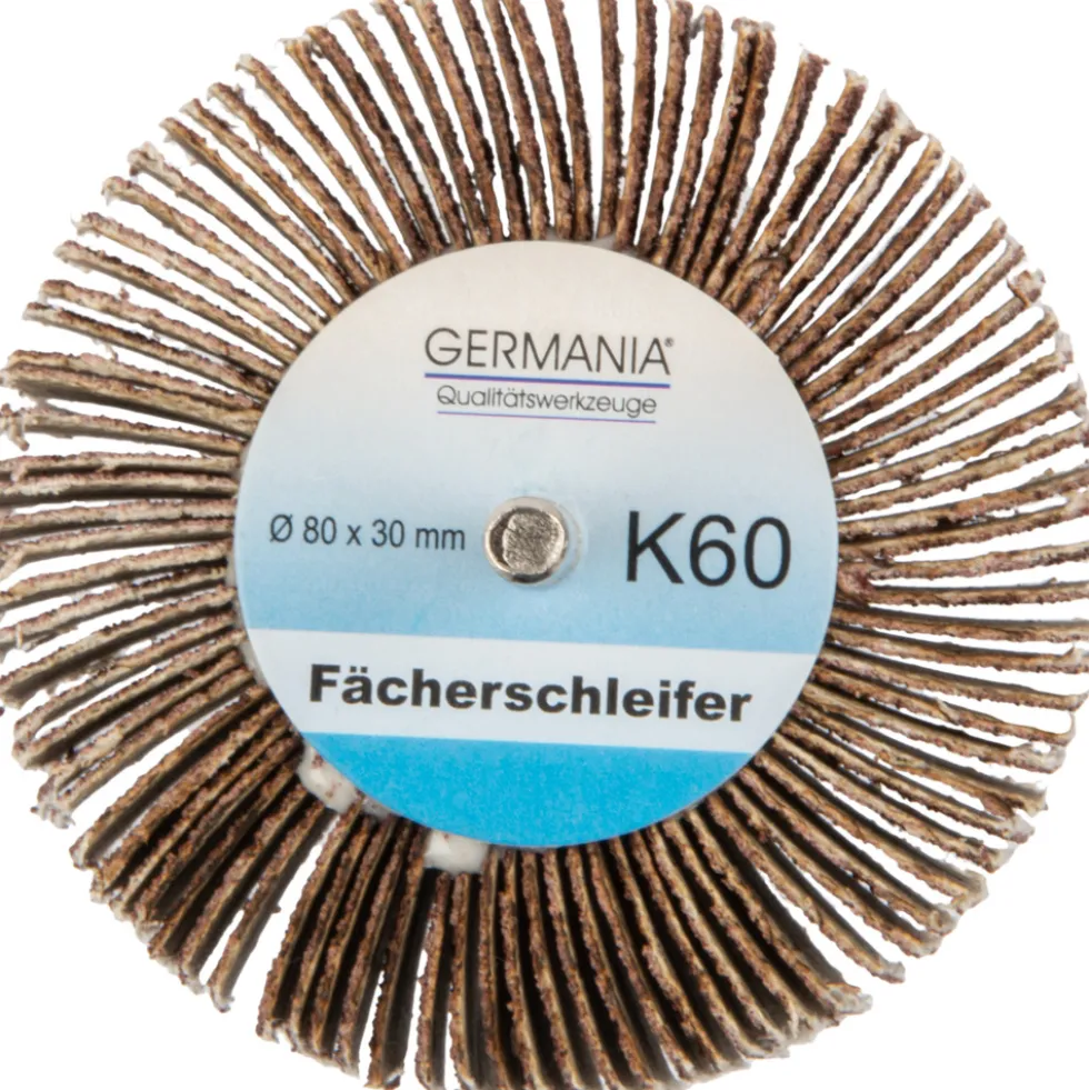 GERMANIA® Fächerschleifer Ø 80 x 30 mm K60