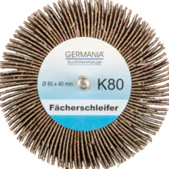 GERMANIA® Fächerschleifer Ø 80 x 40 mm K80