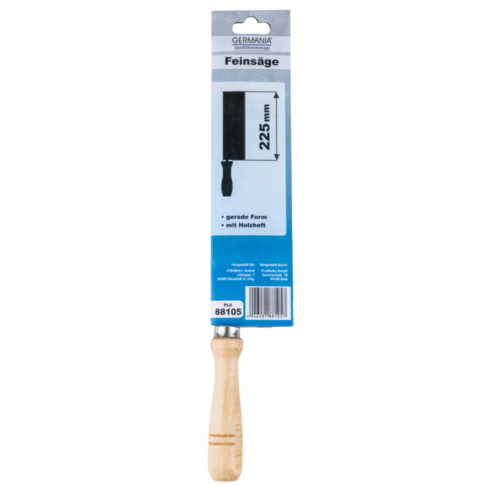 GERMANIA® Feinsäge gerade 225 mm mit Holzgriff