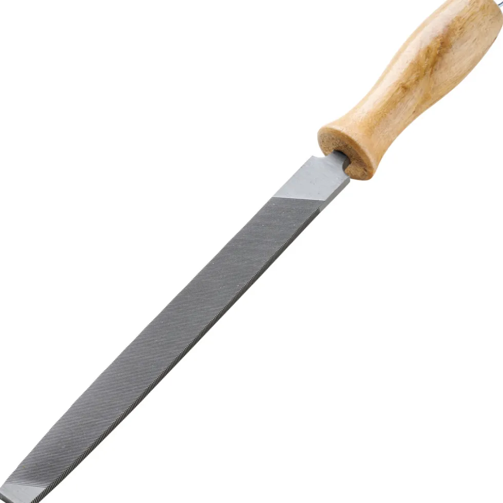 GERMANIA® Flachfeile 200 mm mit Holzgriff