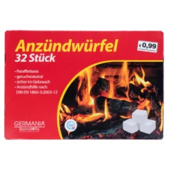 GERMANIA® Grillanzünder 32 Stück in Würfelform
