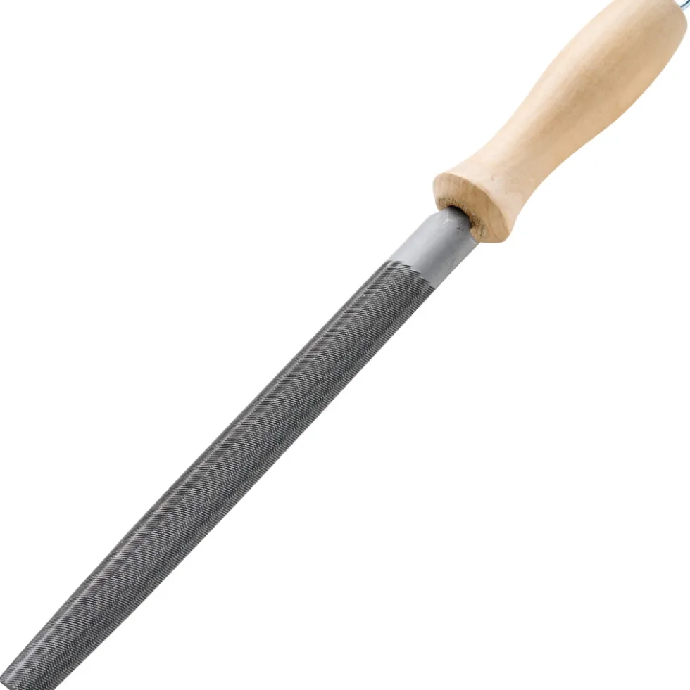 GERMANIA® Halbrundfeile 200 mm mit Holzgriff