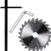 GERMANIA® Handkreissäge 1600 Watt mit Laser