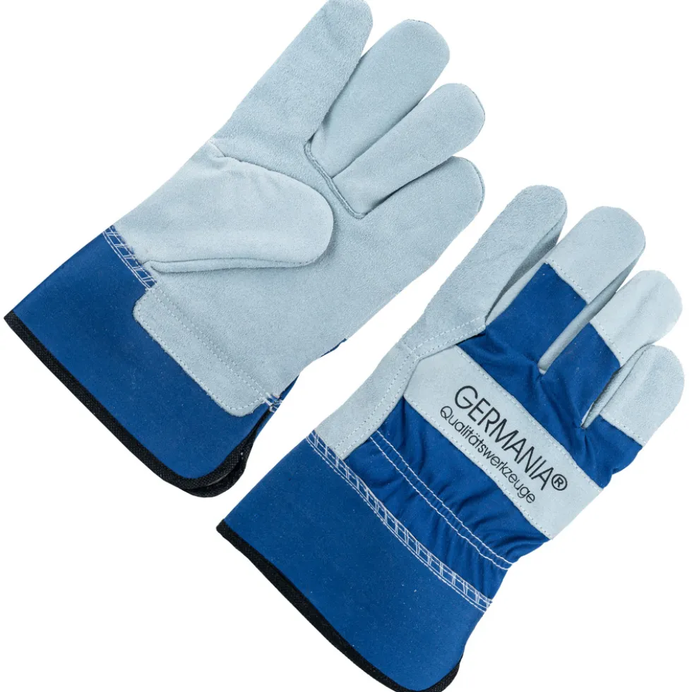 GERMANIA® Handschuhe Größe 9 aus Rindsspaltleder