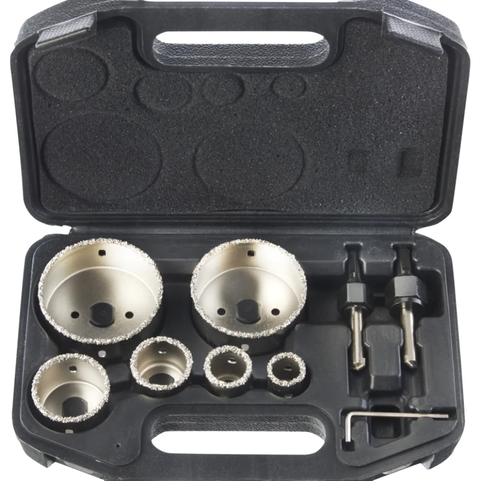 GERMANIA® Hartmetall-Lochsägen-Set 8-teilig