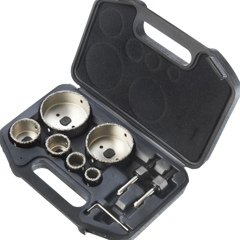 GERMANIA® Hartmetall-Lochsägen-Set 8-teilig