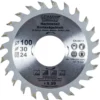 GERMANIA® HM Kreissägeblatt Ø 100mm, 24 Zähne für Holz