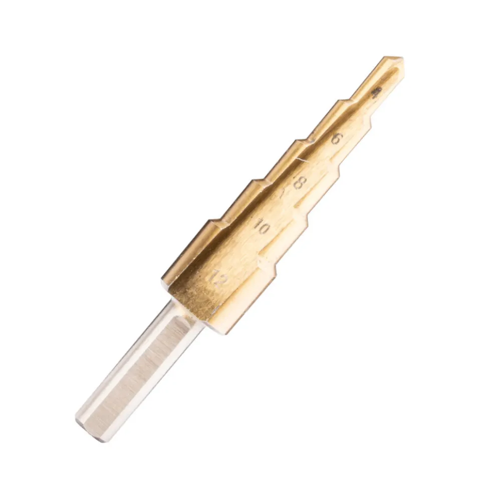 GERMANIA® HSS Stufenbohrer 4-12 mm, titanbeschichtet