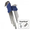 GERMANIA® Innensechskant IX Winkelschlüssel Satz 9 teilig 1,5-10 mm