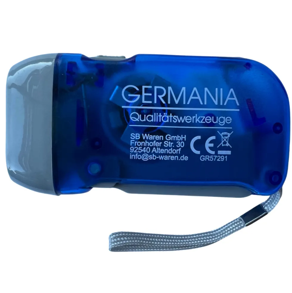 GERMANIA LED-Dynamo Taschenlampe, Farbauswahl