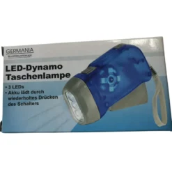 GERMANIA LED-Dynamo Taschenlampe, Farbauswahl