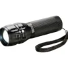 GERMANIA® LED Taschenlampe batteriebetrieben aus Metall mit Zoomfunktion