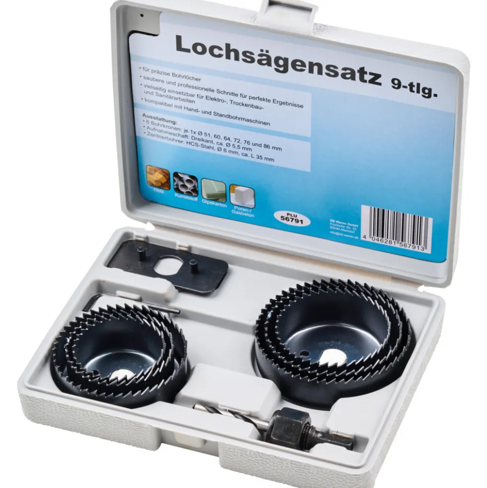 GERMANIA® Lochsägensatz 9-teilig