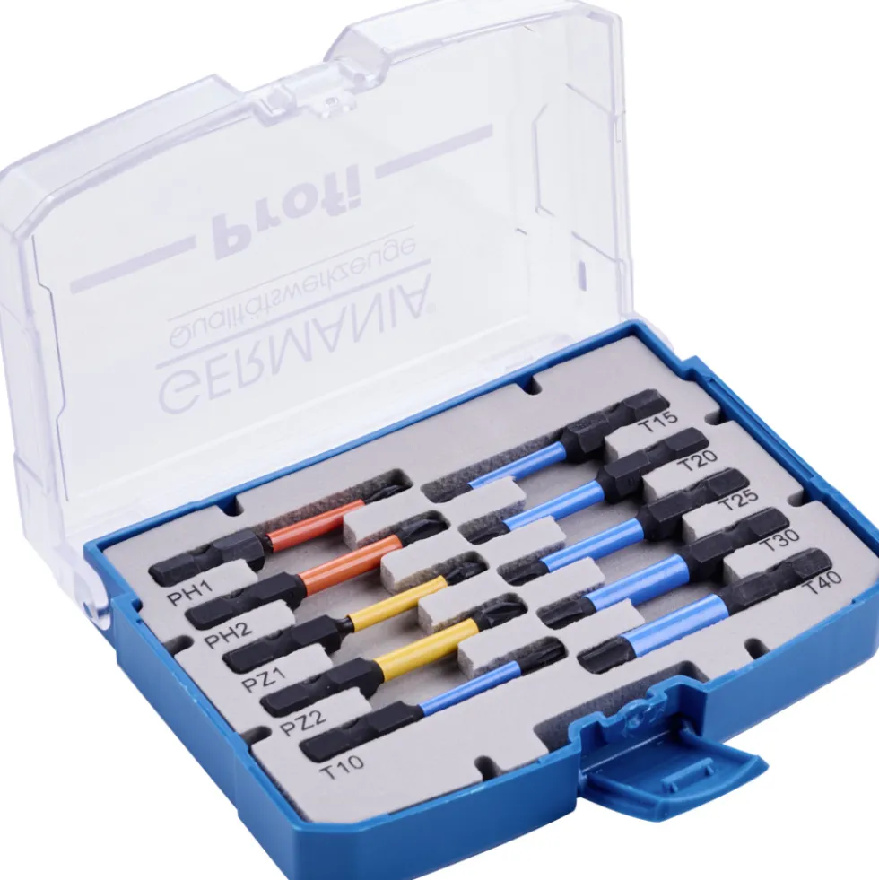 GERMANIA® Profi Bit-Satz Torsion 10-teilig