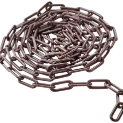 GERMANIA® Regen-Ablaufkette Ø 6mm 4m braun