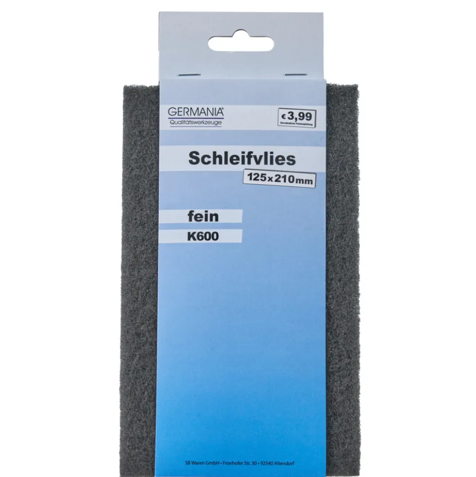 GERMANIA® Schleifvlies K600 fein 125 x 210 mm