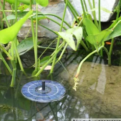 GERMANIA® Solar Springbrunnen mit LED und Rotation