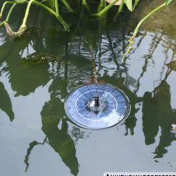GERMANIA® Solar Springbrunnen mit LED und Rotation