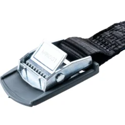 GERMANIA® Spanngurt einteilig 25mm x 4 m schwarz mit Schutzplatte für 200 kg