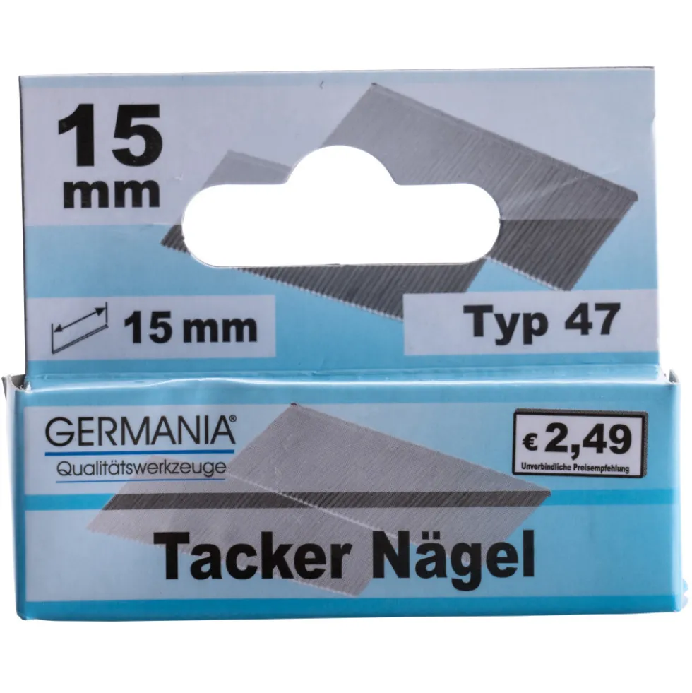 GERMANIA® Tackernagel-Set 1000-teilig für Hand- und Elektrotacker
