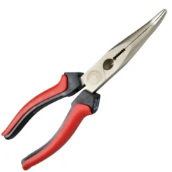 GERMANIA® Telefonzange gebogen 200 mm Flachrundzange
