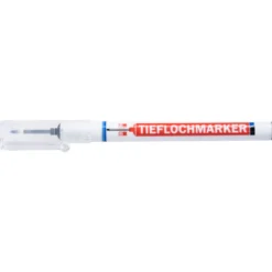 GERMANIA® Tieflochmarker schwarz 140 mm mit Skalierung und Clip